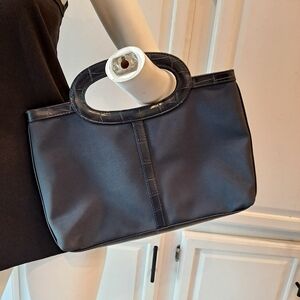 Estee Lauder Elegant Navy Croc Embossed Tote